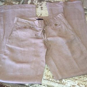 Gap size 0 linen blend pant